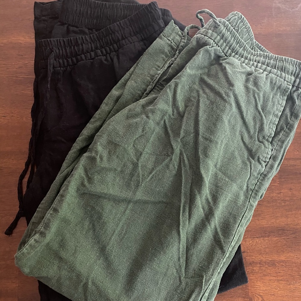 Old Navy Linen Pants (2 pair)